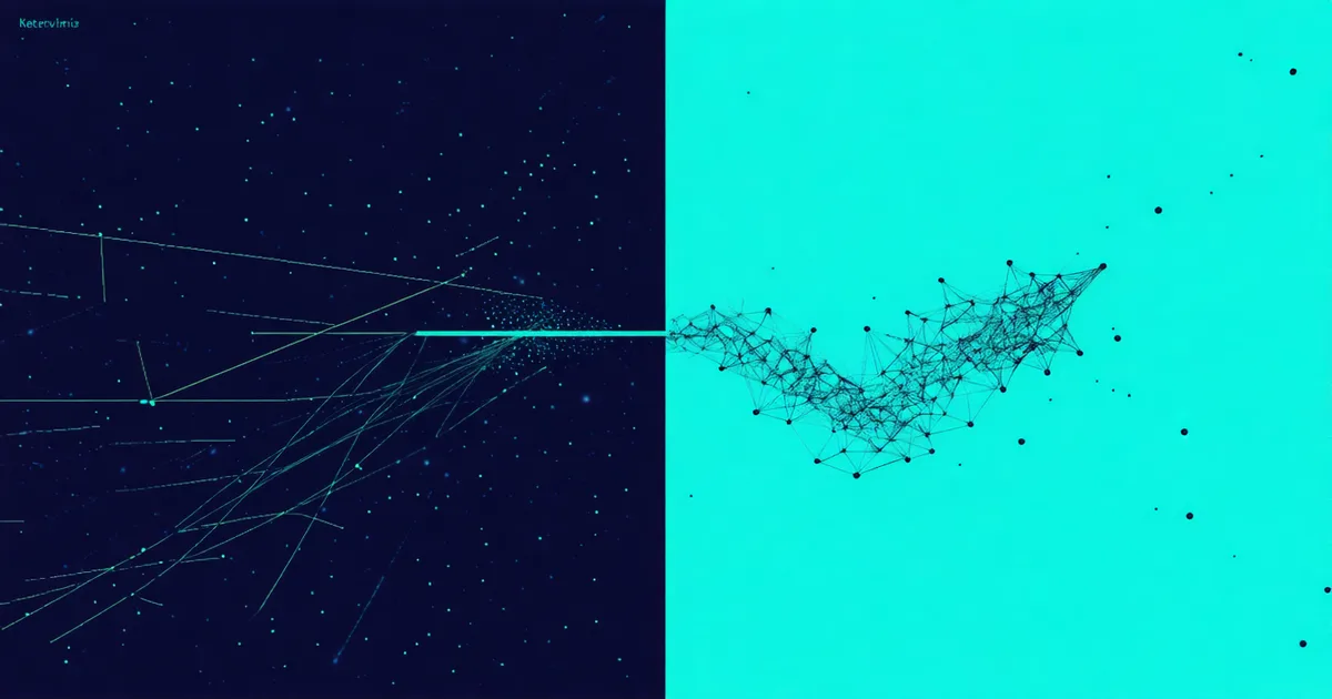 Abstract visualization of organizational speed and agility at mid-market scale